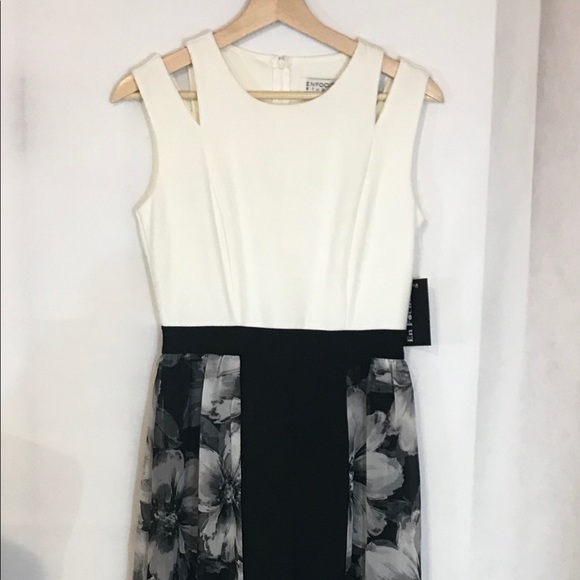 Enfocus Cream&Black Pants Outfit Size 4 C16 - Picture 1 of 8